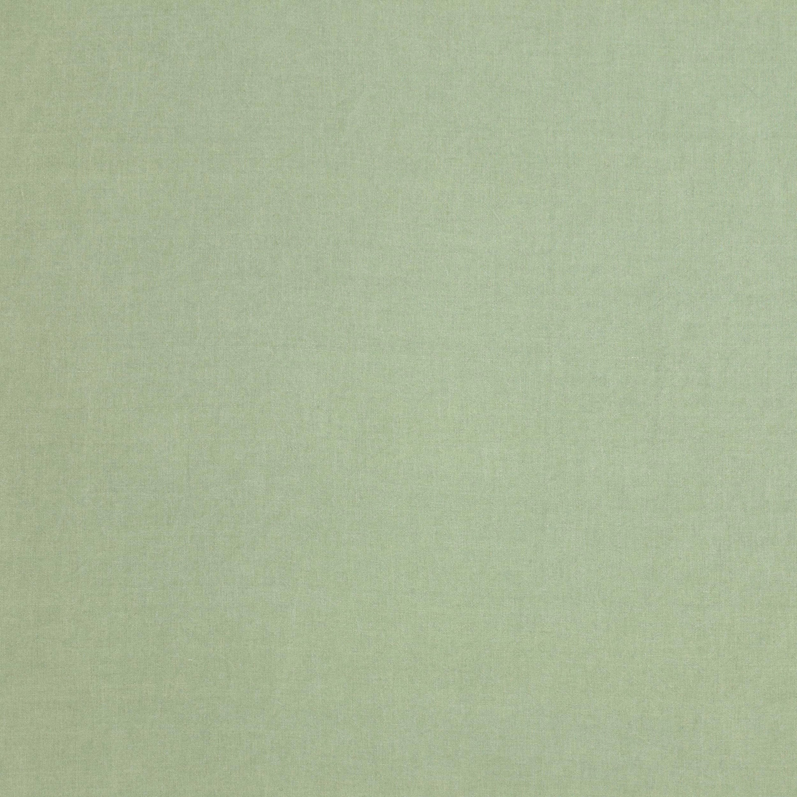 Plain pale lichen green linen fabric with a fine natural weave