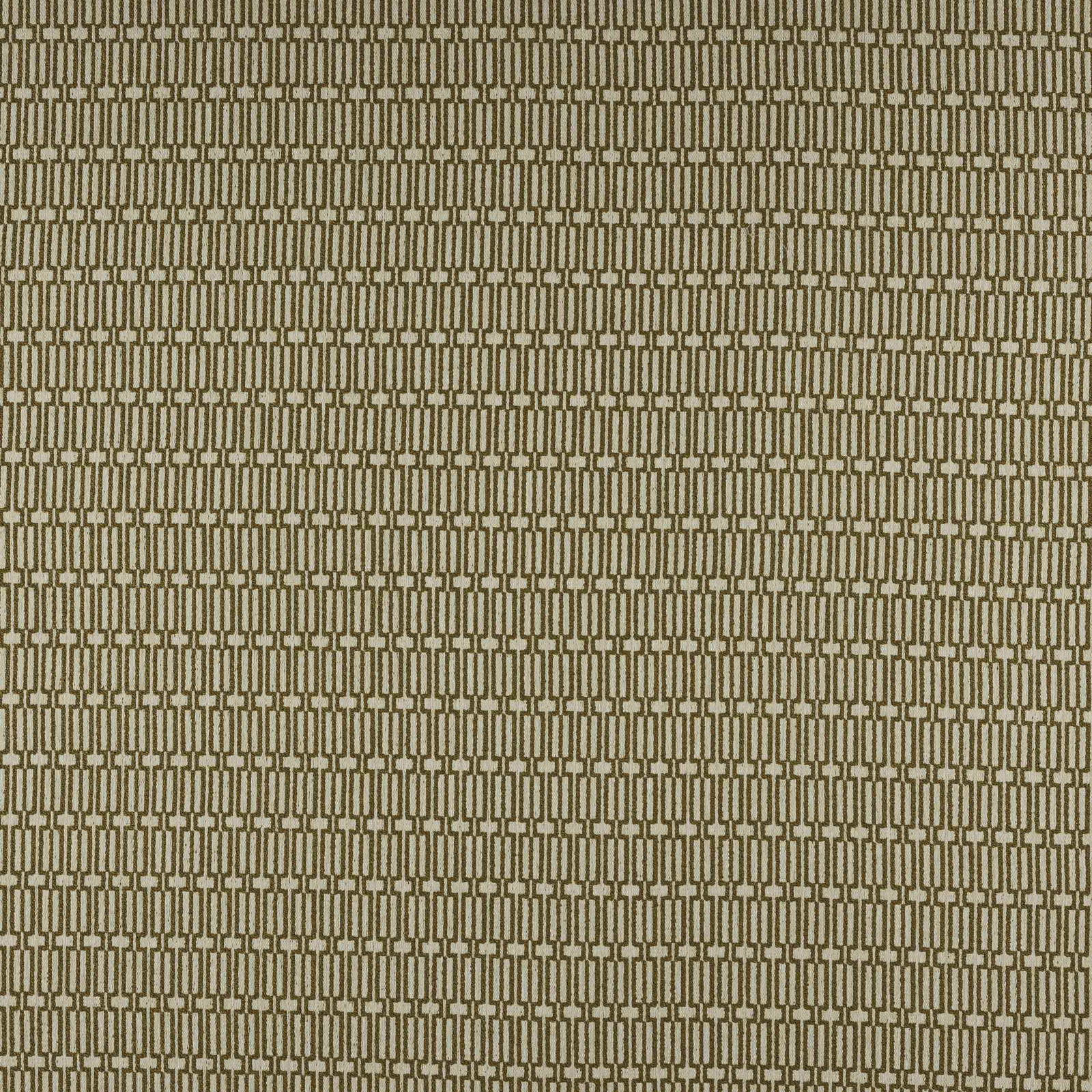 Small camel geometric weave on an oat background, shown as a fabric swatch