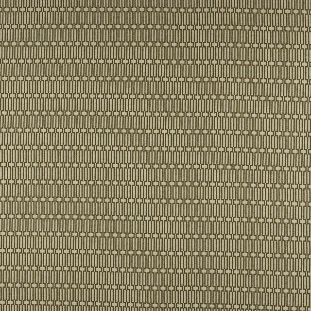 Small camel geometric weave on an oat background, shown as a fabric swatch