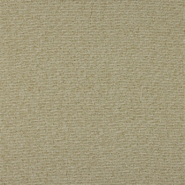 Close-up of warm camel beige woven fabric with a fine small-grid texture