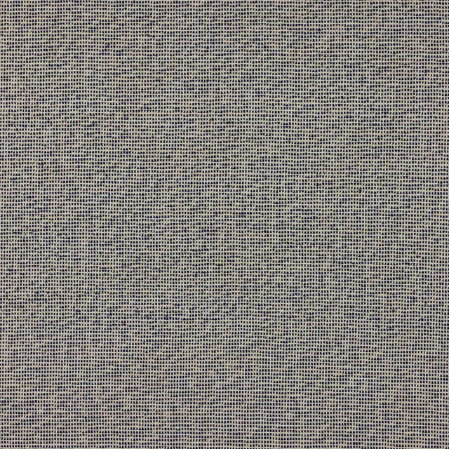 Close-up of a fine indigo-blue plain weave fabric with tiny speckled texture