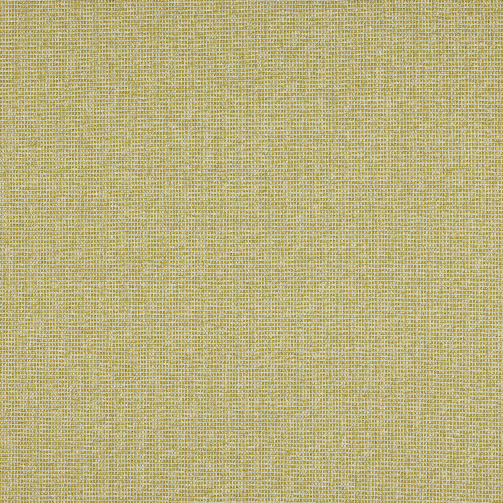 Close-up of soft golden yellow plain woven fabric with fine textured grid