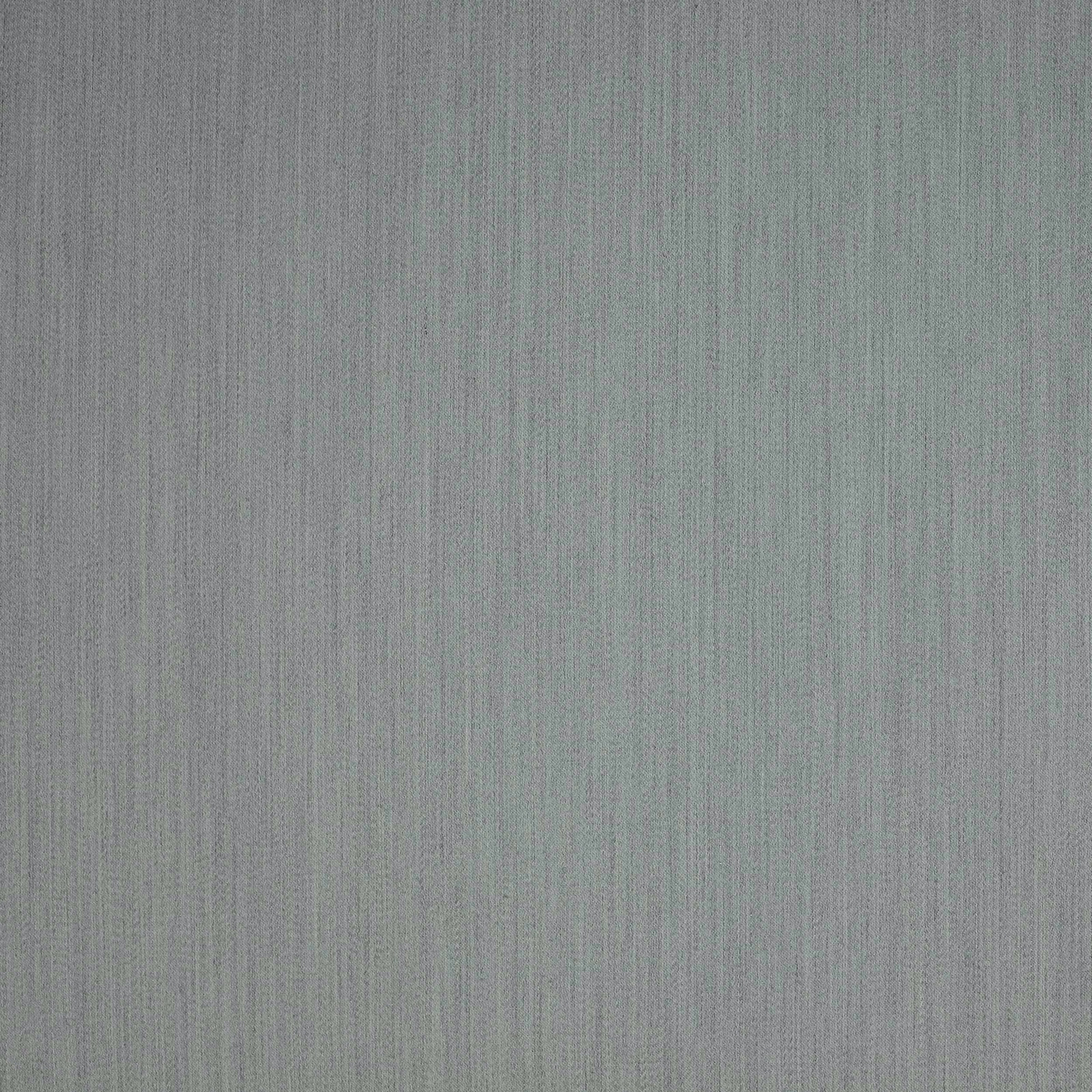 Pale grey-blue woven fabric with fine vertical texture and a matte finish