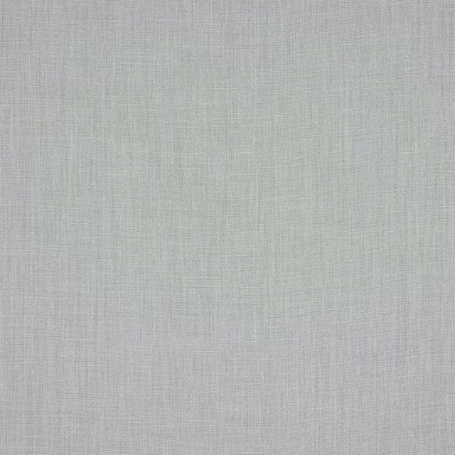 Pale celadon linen fabric swatch with a fine plain weave texture