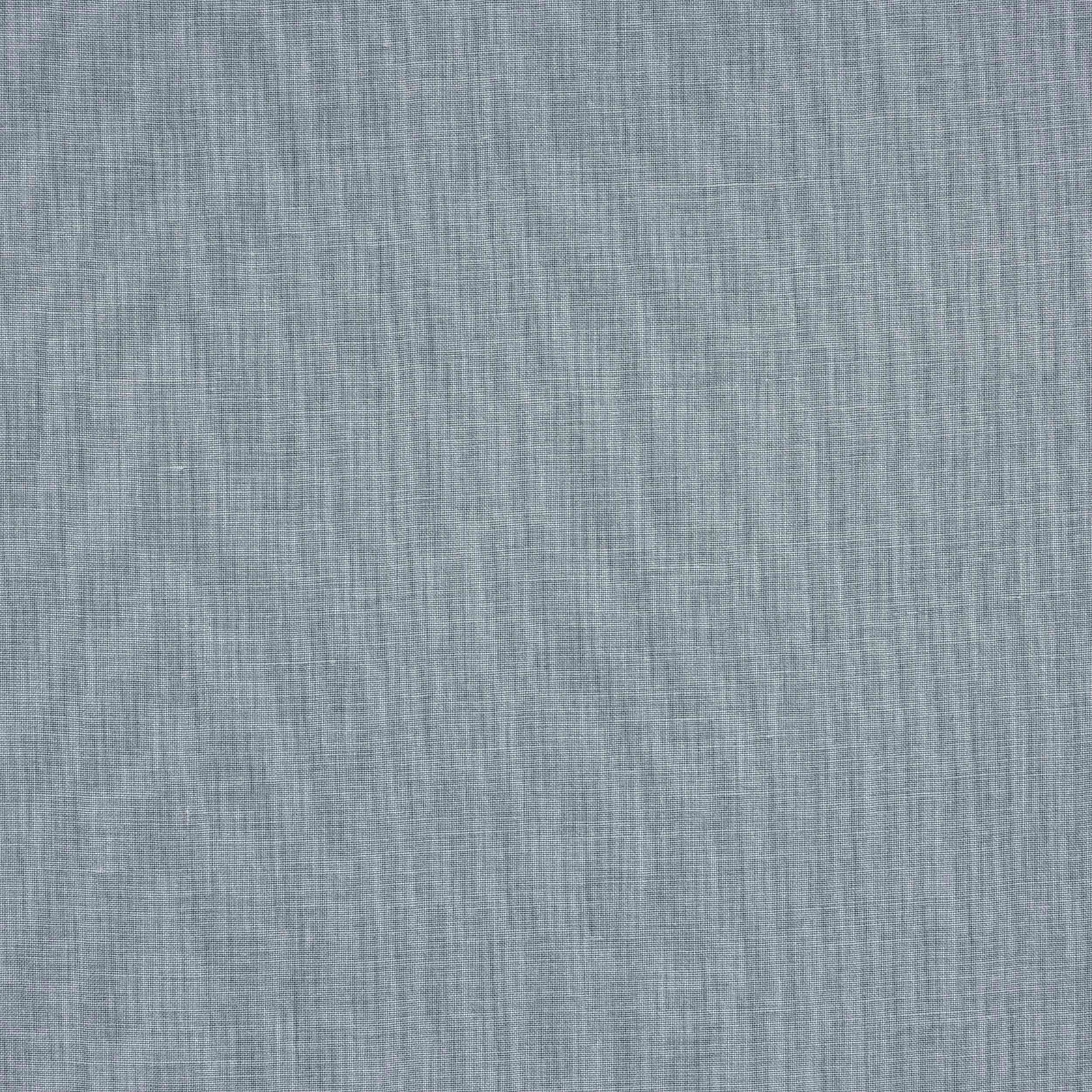 Pale blue plain-woven linen fabric with a fine natural slub texture