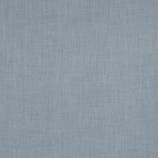 Pale blue plain-woven linen fabric with a fine natural slub texture