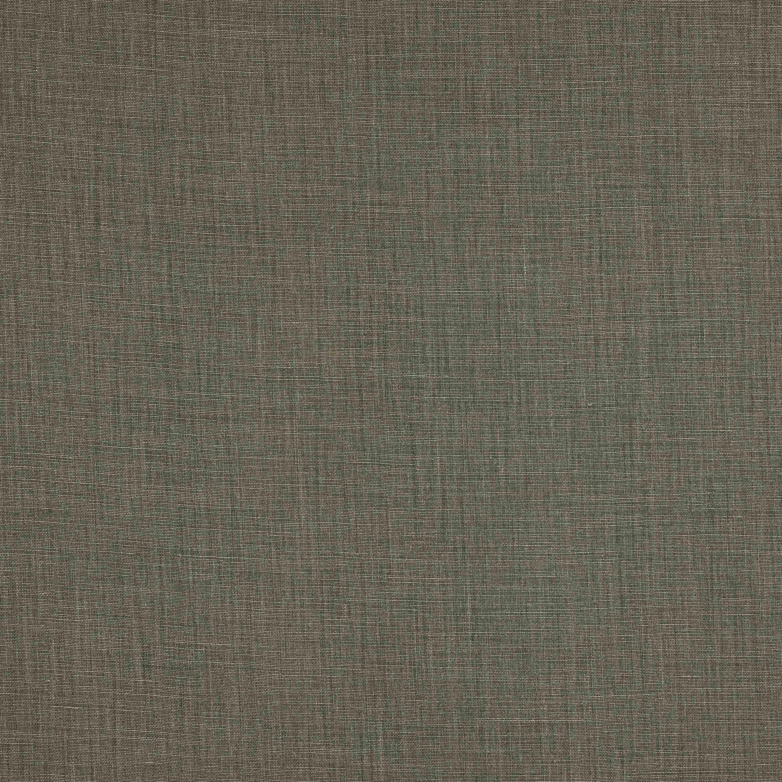Muted khaki olive plain-woven linen swatch with fine natural texture