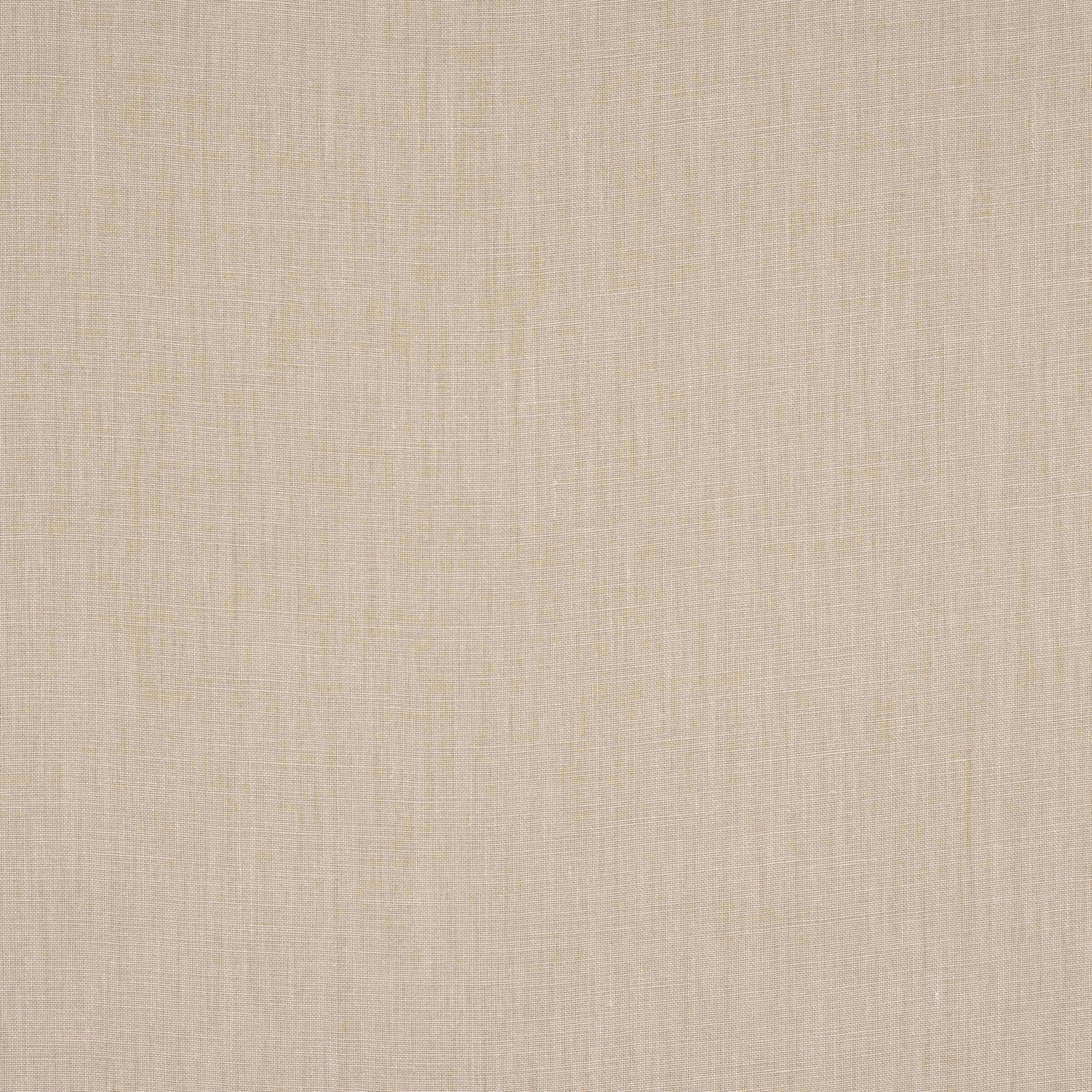 Close-up of soft natural cream linen with fine plain weave and matte texture
