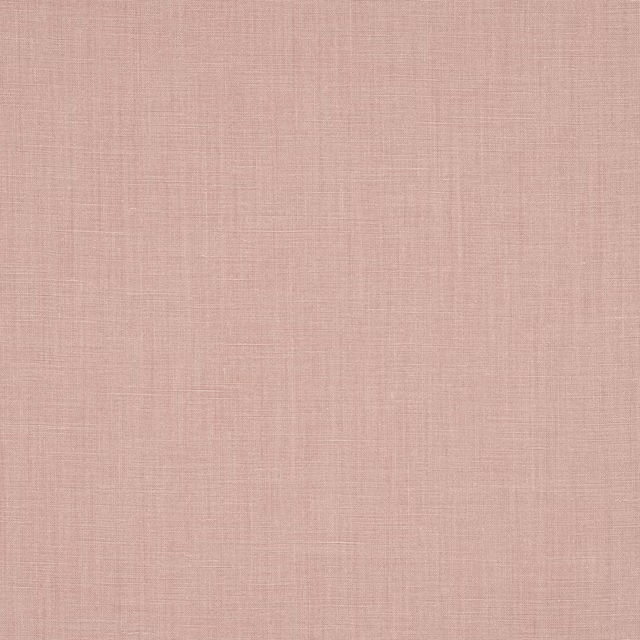 Soft dusty pink linen plain weave fabric with subtle slubs