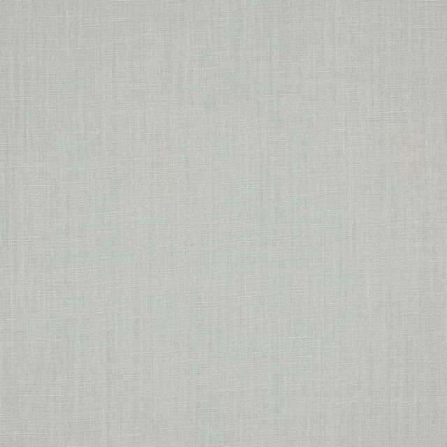 Close-up of pale aqua plain-woven linen with fine natural texture