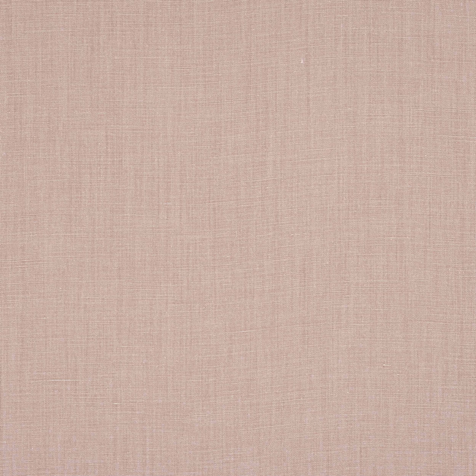 Soft plaster pink plain linen with a fine natural weave texture