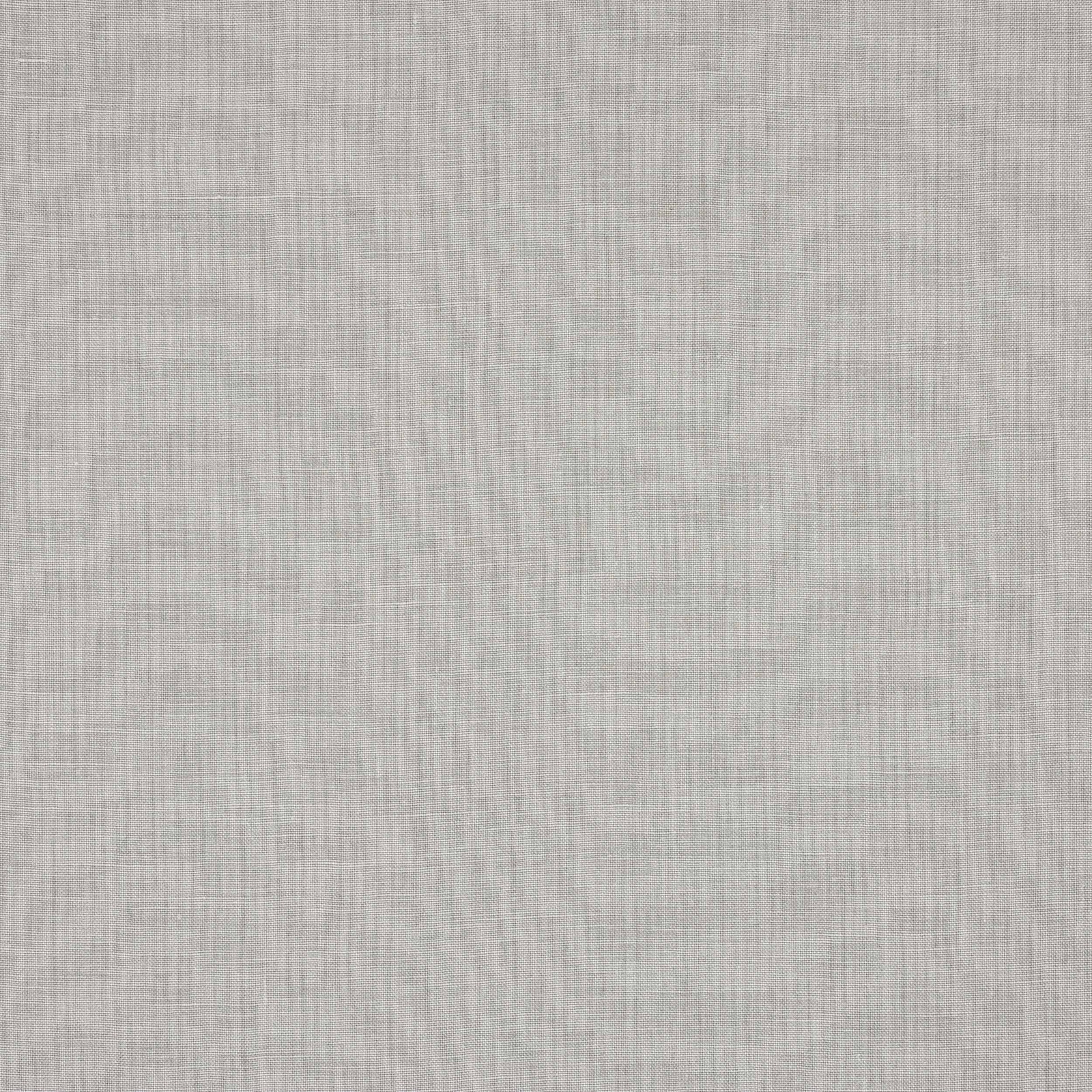 Pale silver-grey plain linen swatch with a fine natural weave