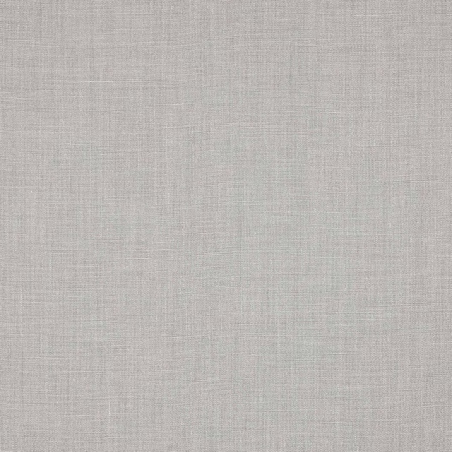Pale silver-grey plain linen swatch with a fine natural weave