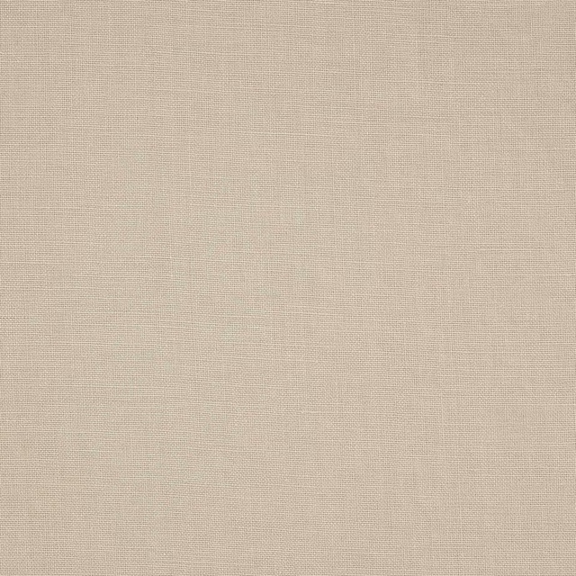 Soft warm beige linen swatch with a fine plain weave and subtle clay undertone