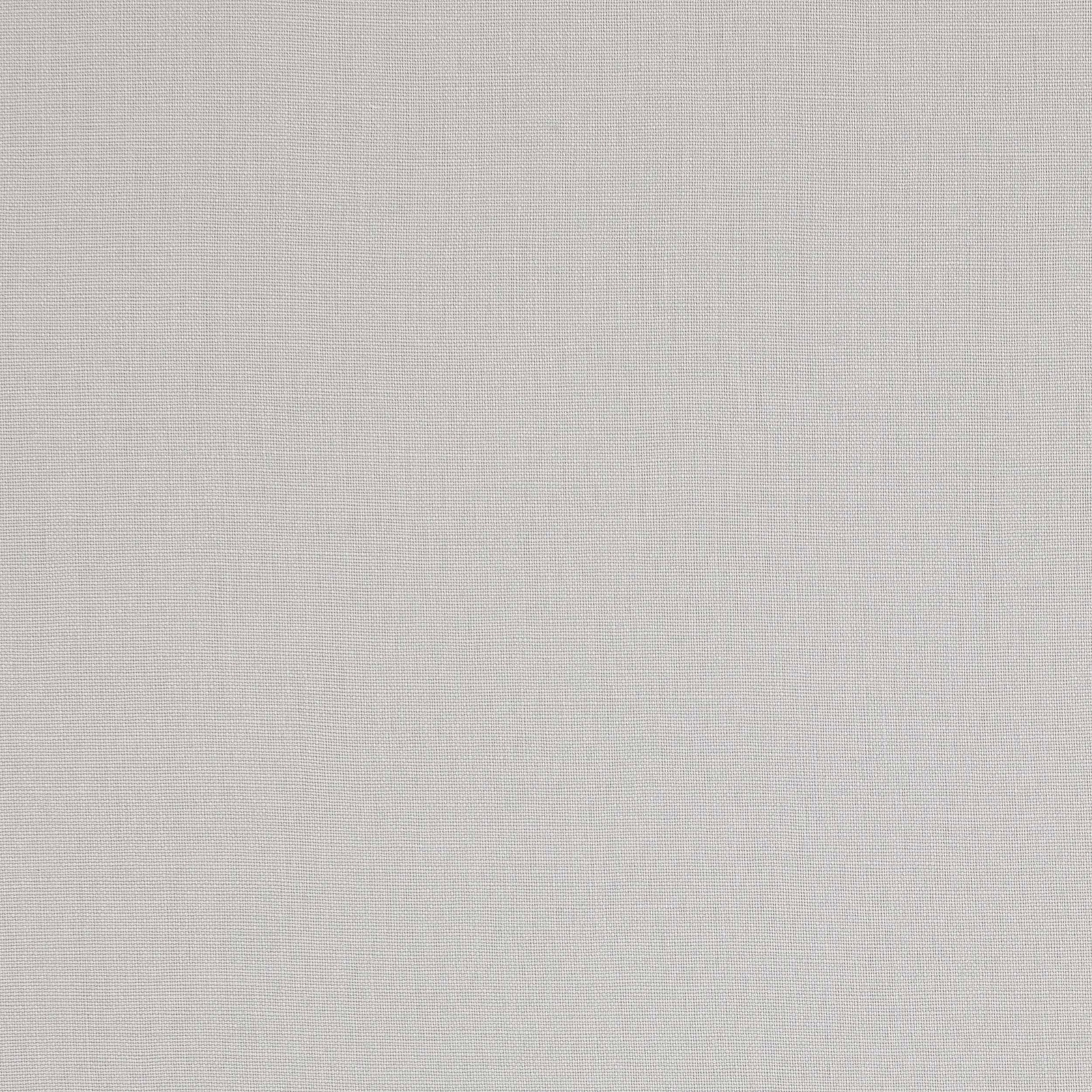 Pale dove grey plain-woven linen fabric with a fine natural texture