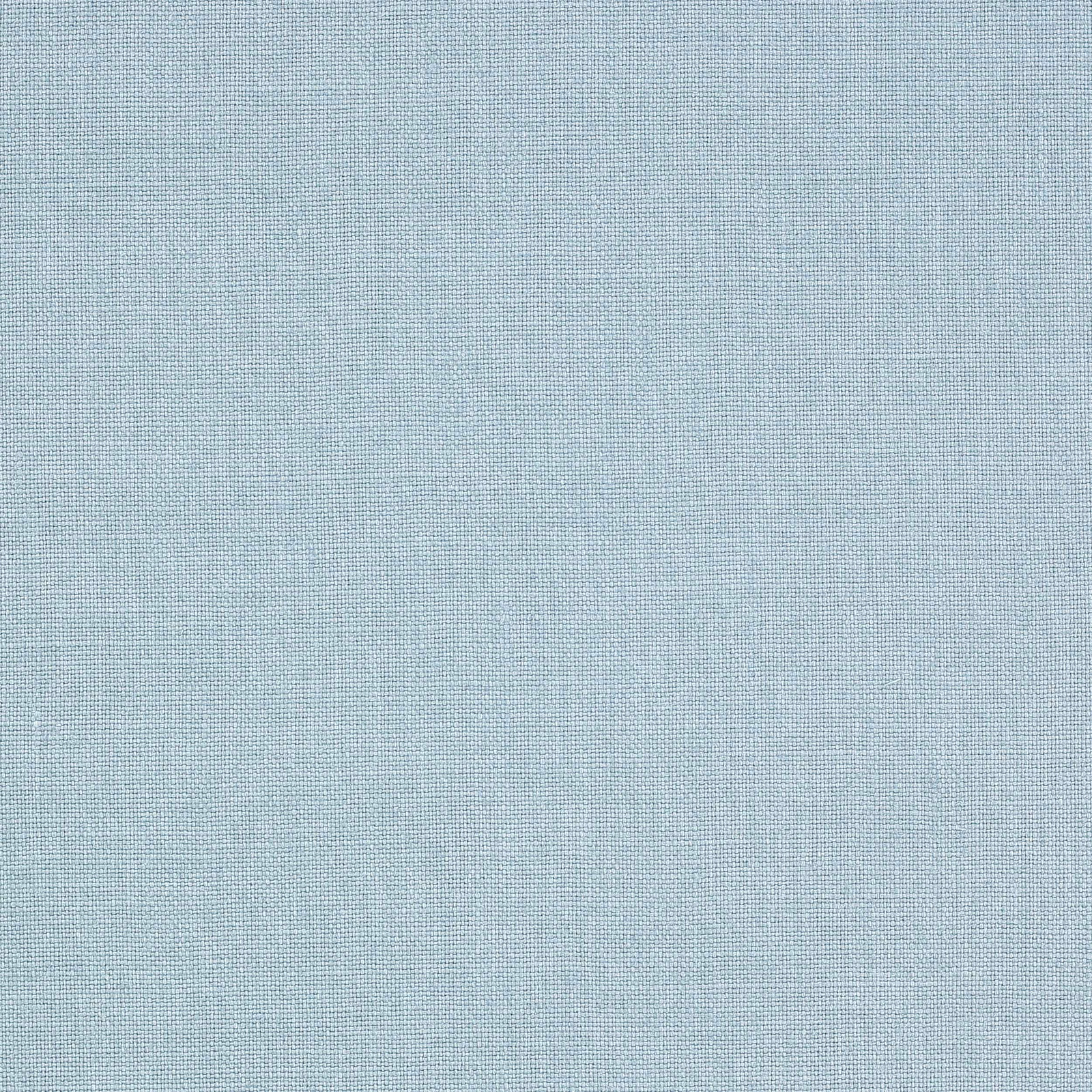 Close-up of a soft marine blue plain linen weave with fine texture