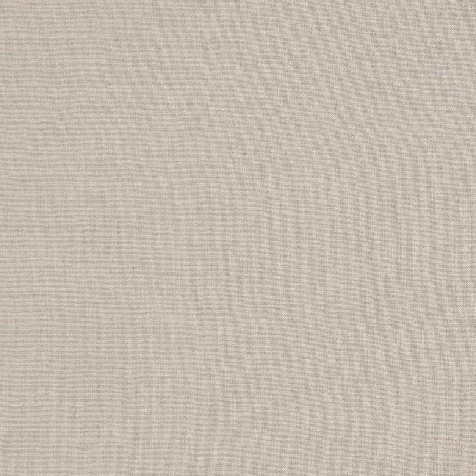 Soft cream plain-woven linen fabric with a fine natural texture
