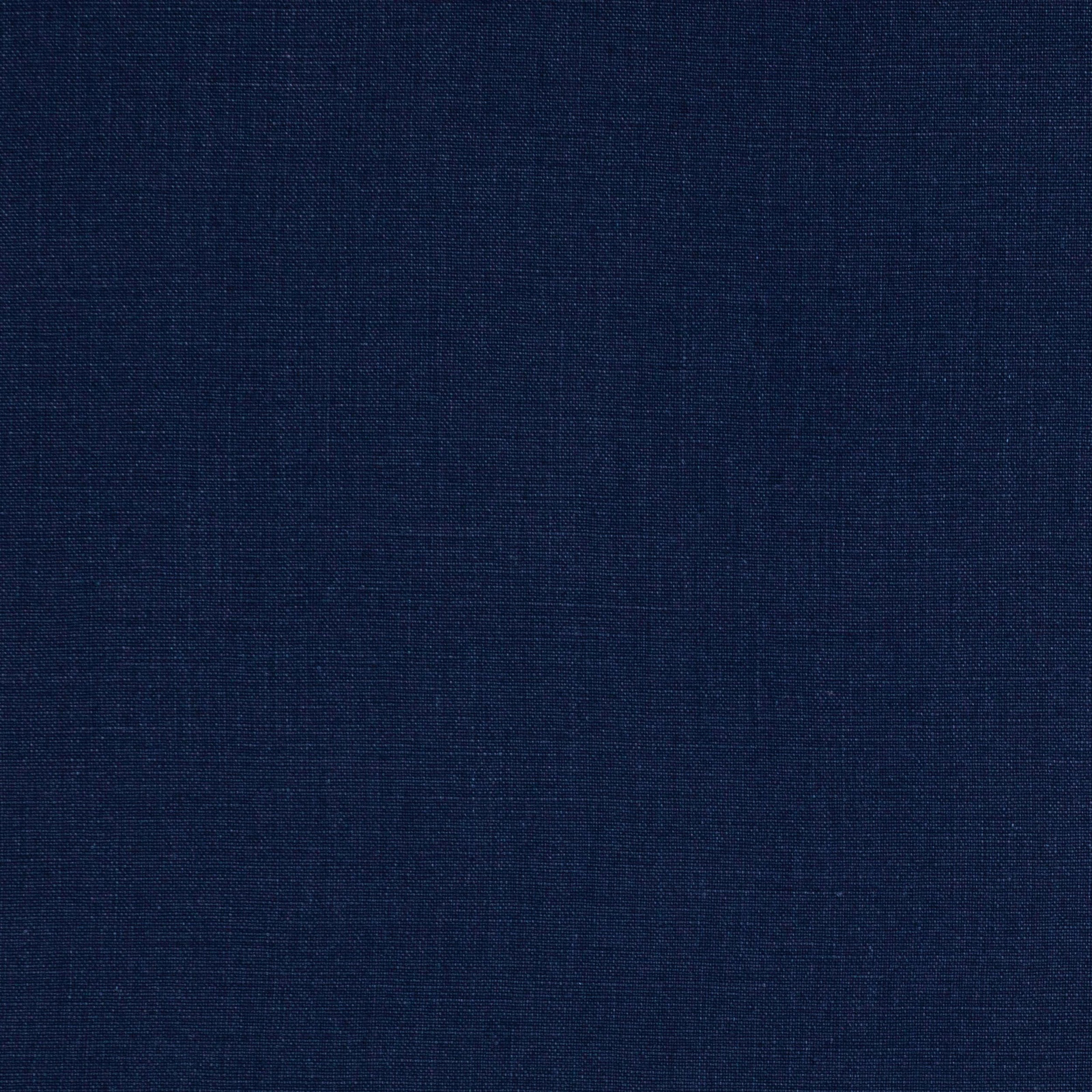 Deep navy blue linen swatch with a fine plain weave texture