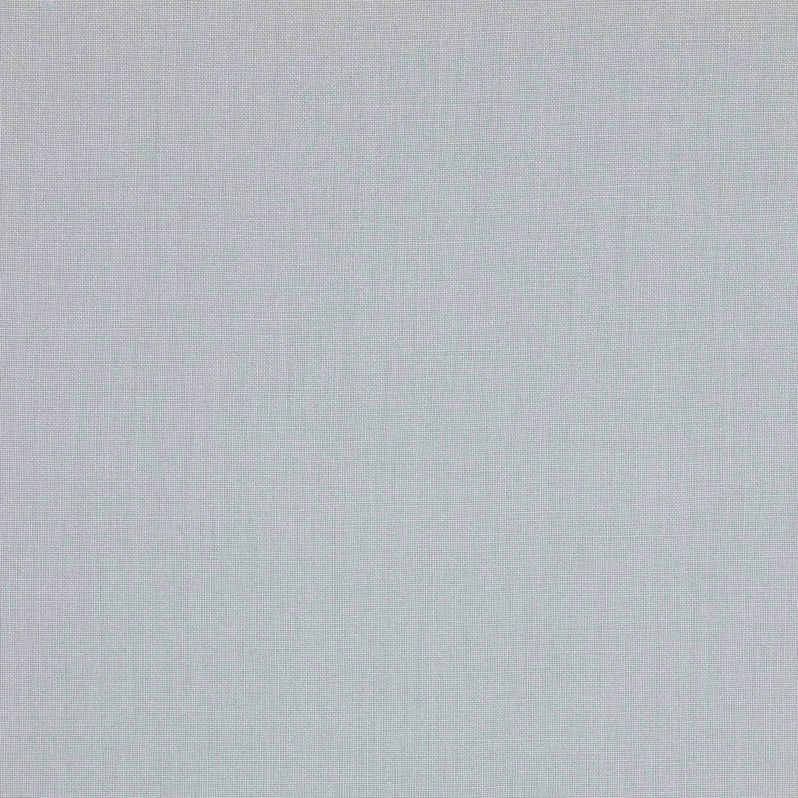 Pale aqua plain-woven linen swatch with subtle natural slub texture