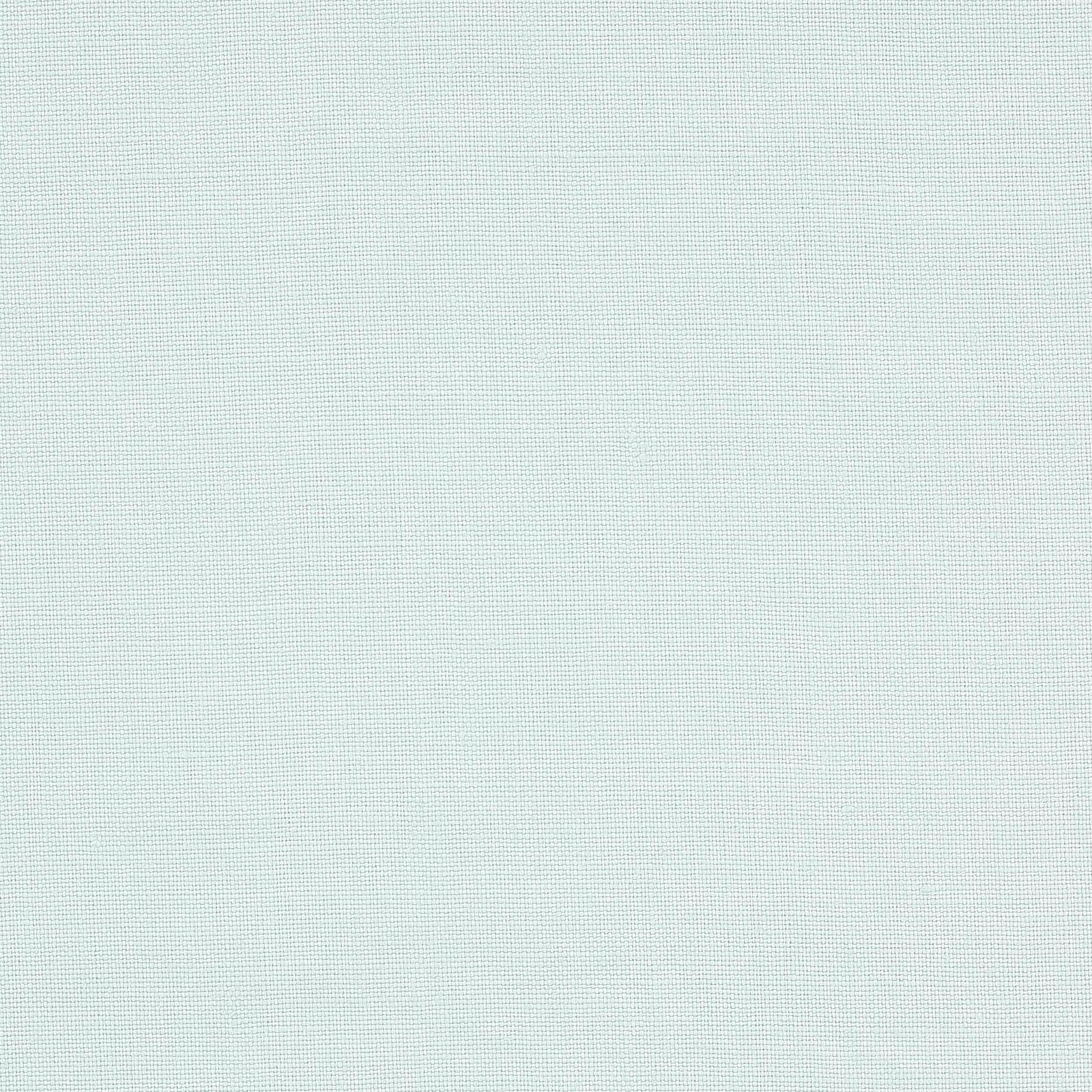 Pale sky blue plain-woven linen swatch with fine natural texture