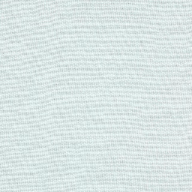 Pale sky blue plain-woven linen swatch with fine natural texture