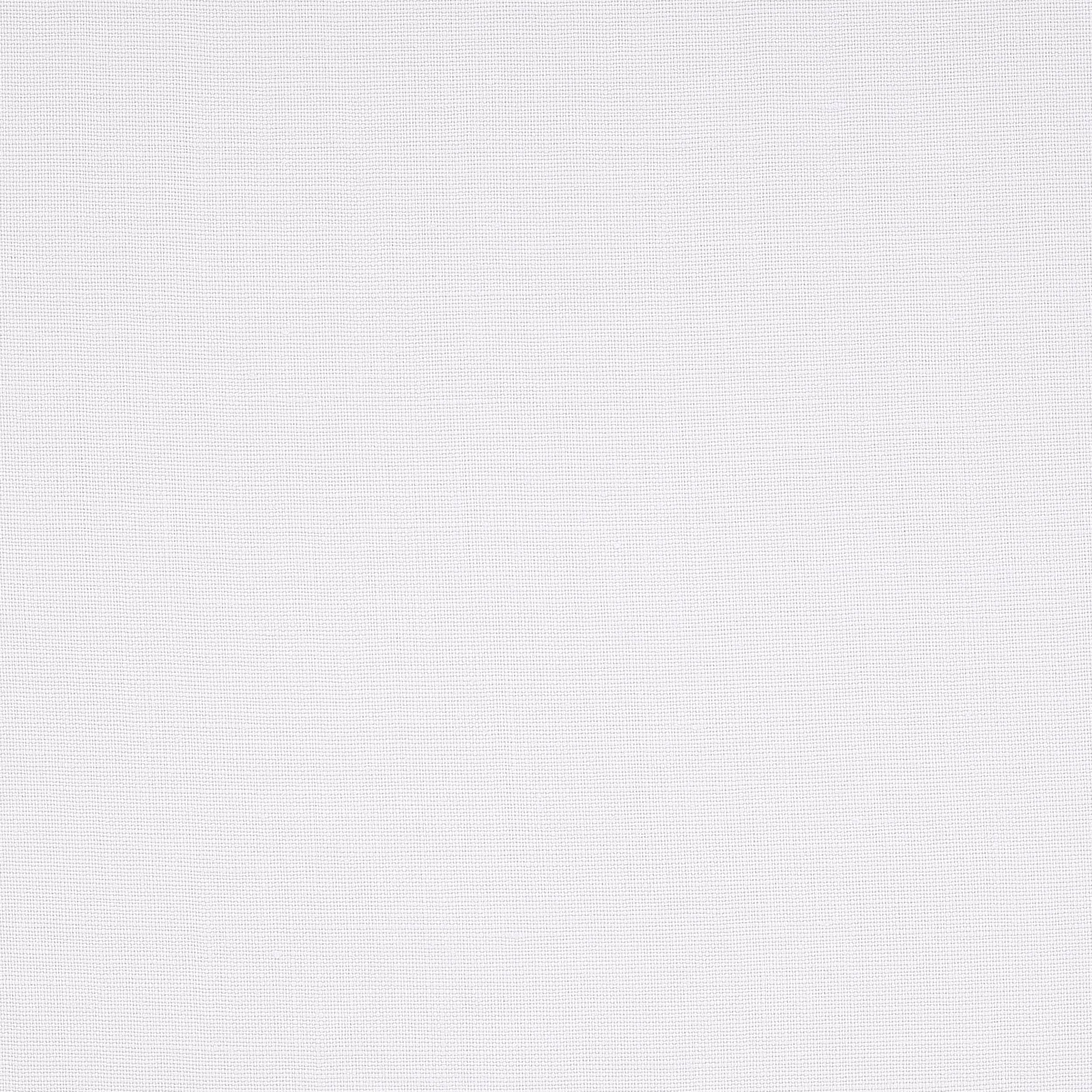 Close-up of pale pearl white linen weave with a fine plain texture