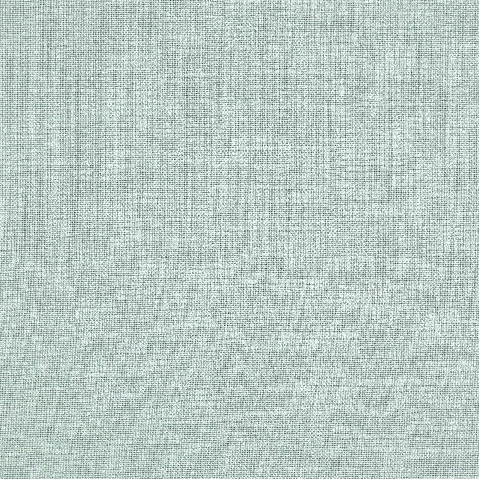 Pale stone green linen swatch with fine even weave and matte texture