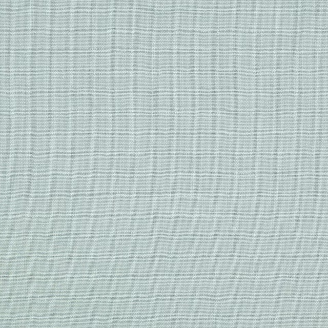 Pale stone green linen swatch with fine even weave and matte texture