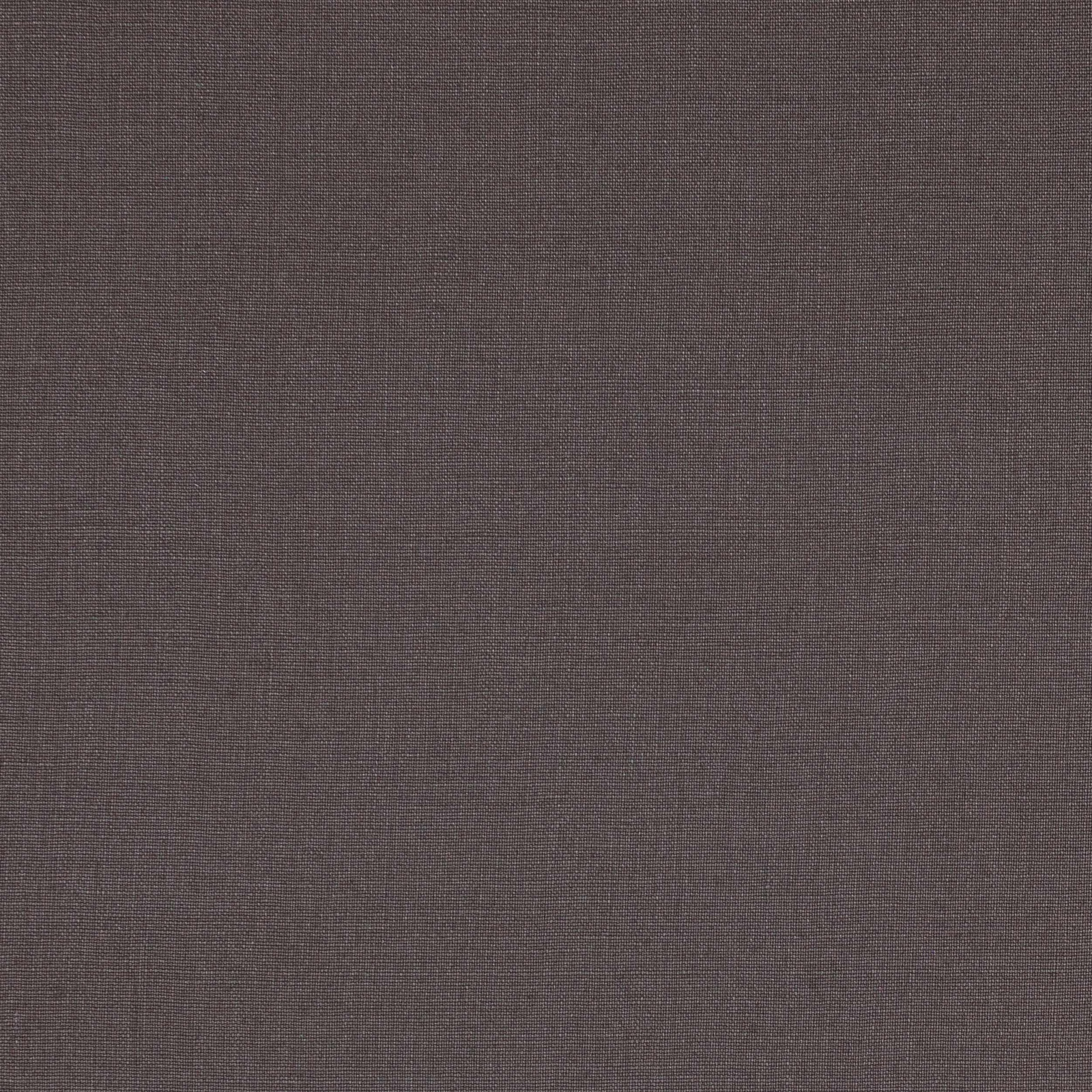 Close-up of warm taupe plain-woven linen with a fine slub texture