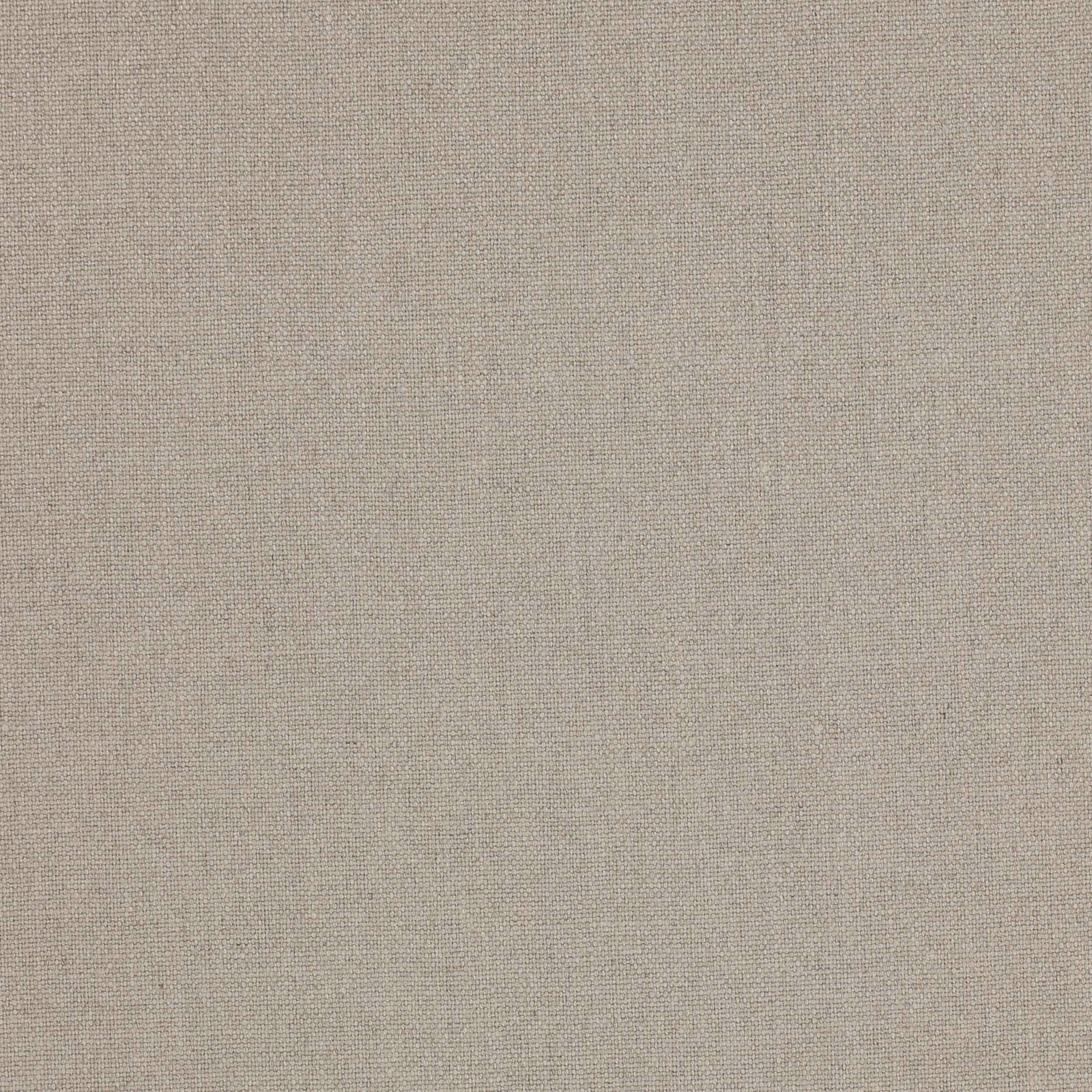 Close-up of warm beige plain-woven linen with a fine natural texture