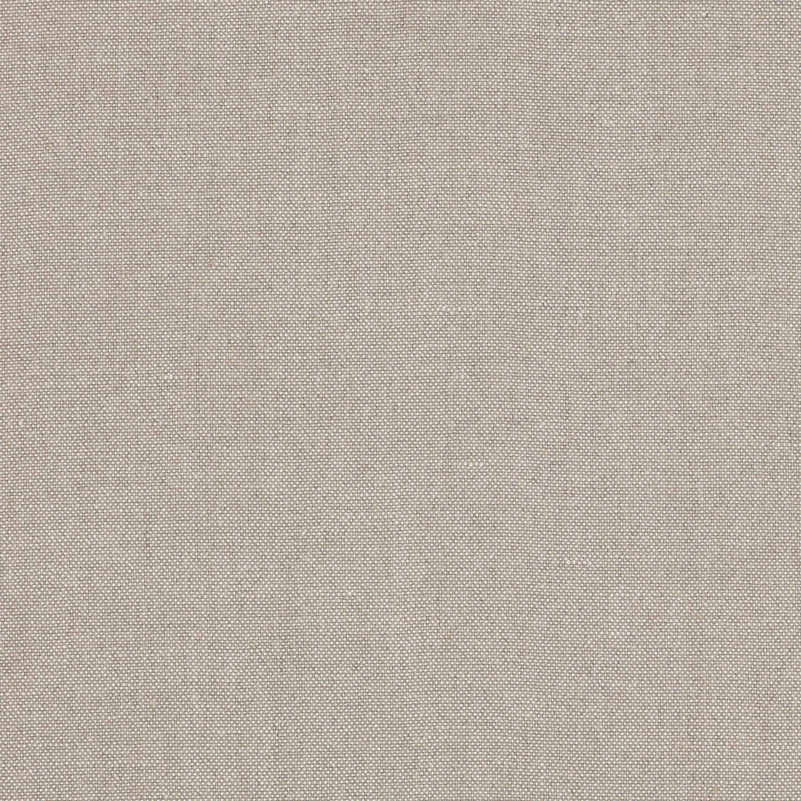 Close-up of soft oatmeal beige linen fabric with fine plain weave