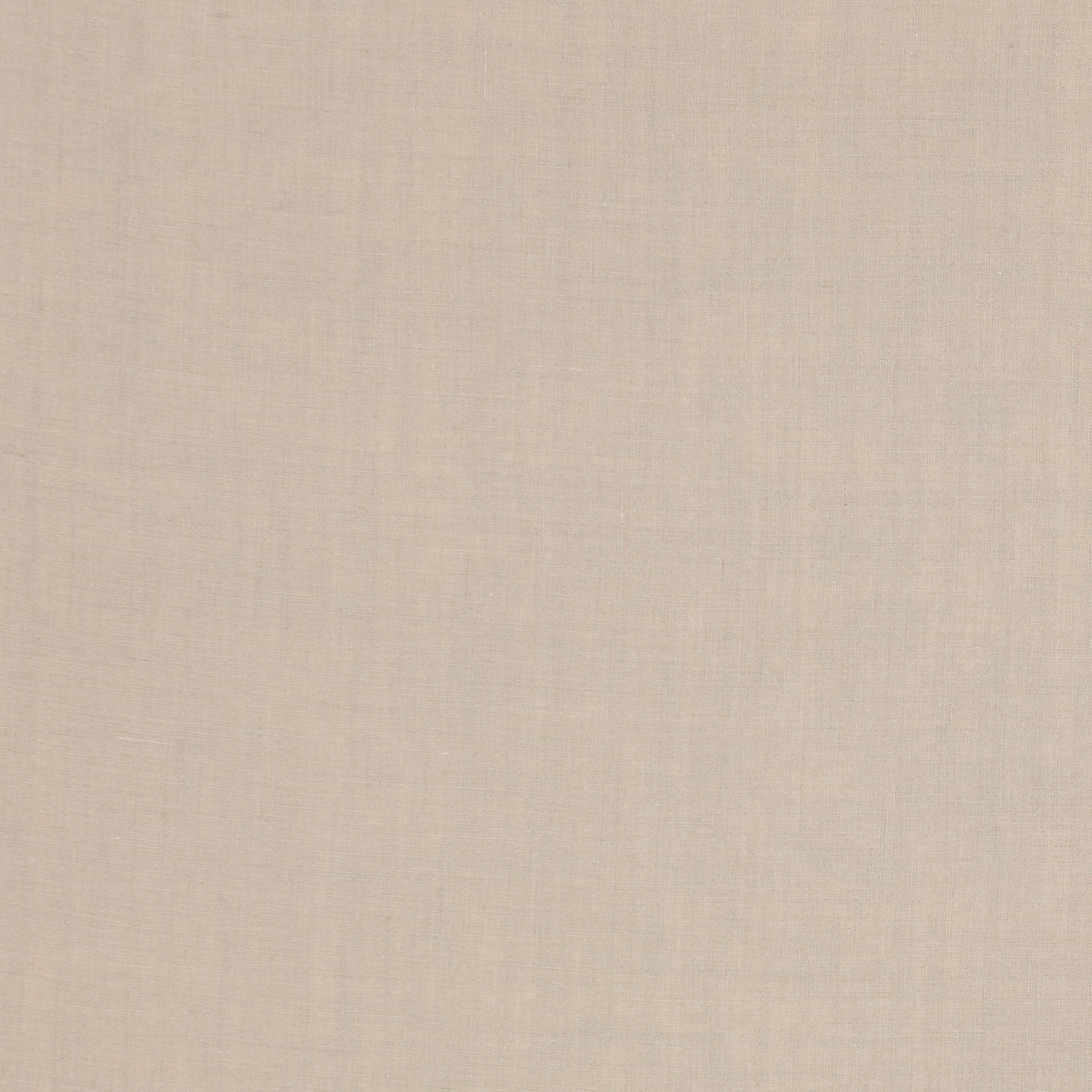 Plain soft cream linen swatch with a fine natural slub texture