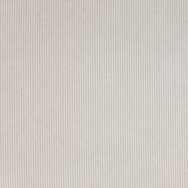 Close-up of soft warm grey woven fabric with fine vertical grain