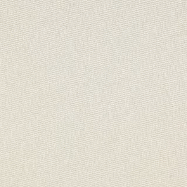 Soft ivory plain woven fabric with fine diagonal texture