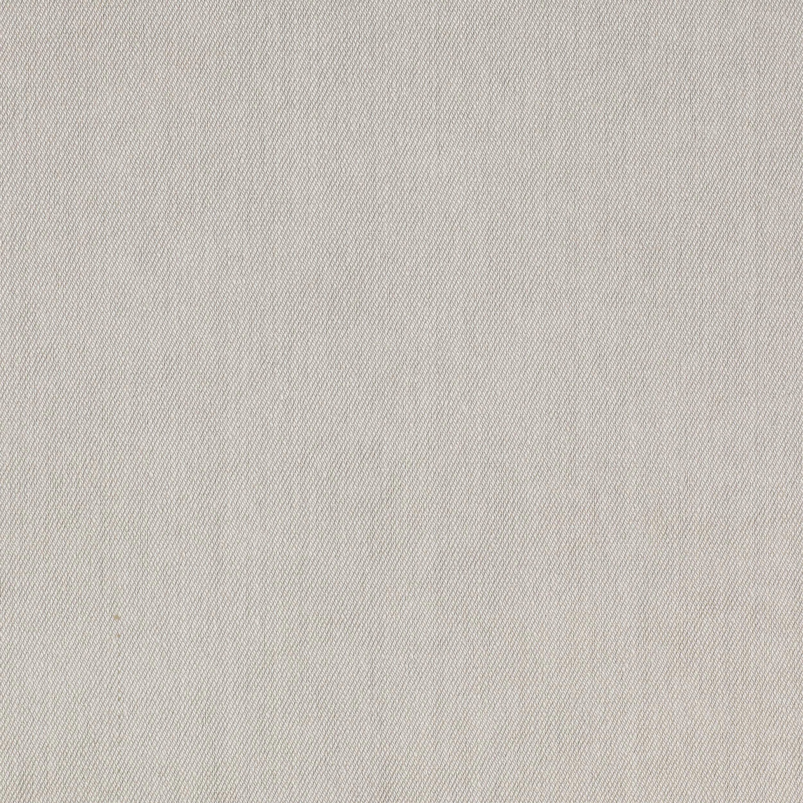 Soft warm ivory plain-woven fabric swatch with fine diagonal texture