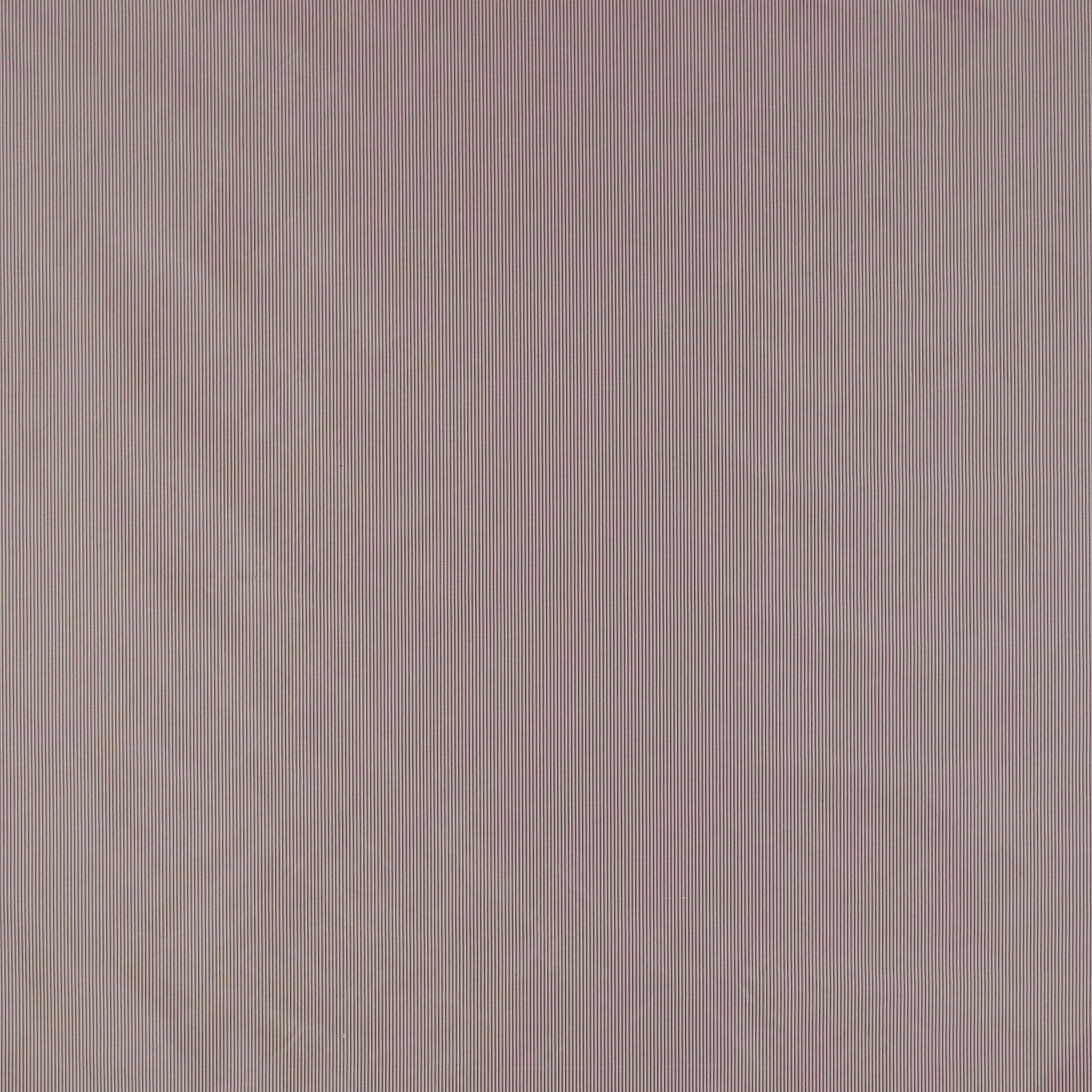 Muted aubergine silk fabric with fine vertical pinstripes and soft sheen