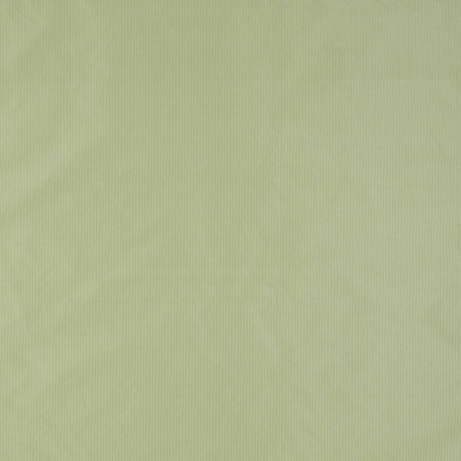 Pale leaf-green silk fabric with fine vertical ribbing and subtle sheen