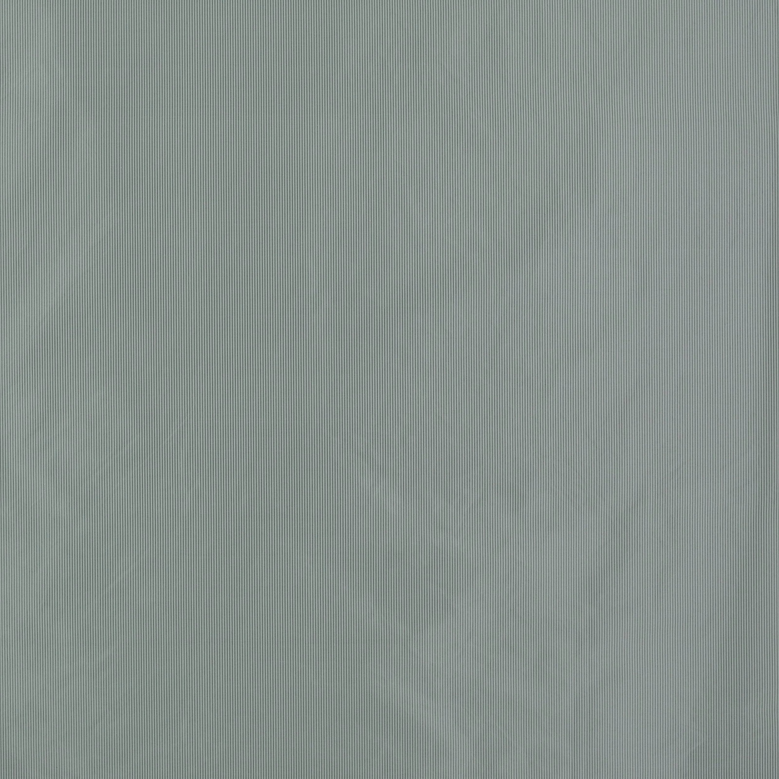 Muted petrol blue silk with fine vertical pinstripes and a soft sheen