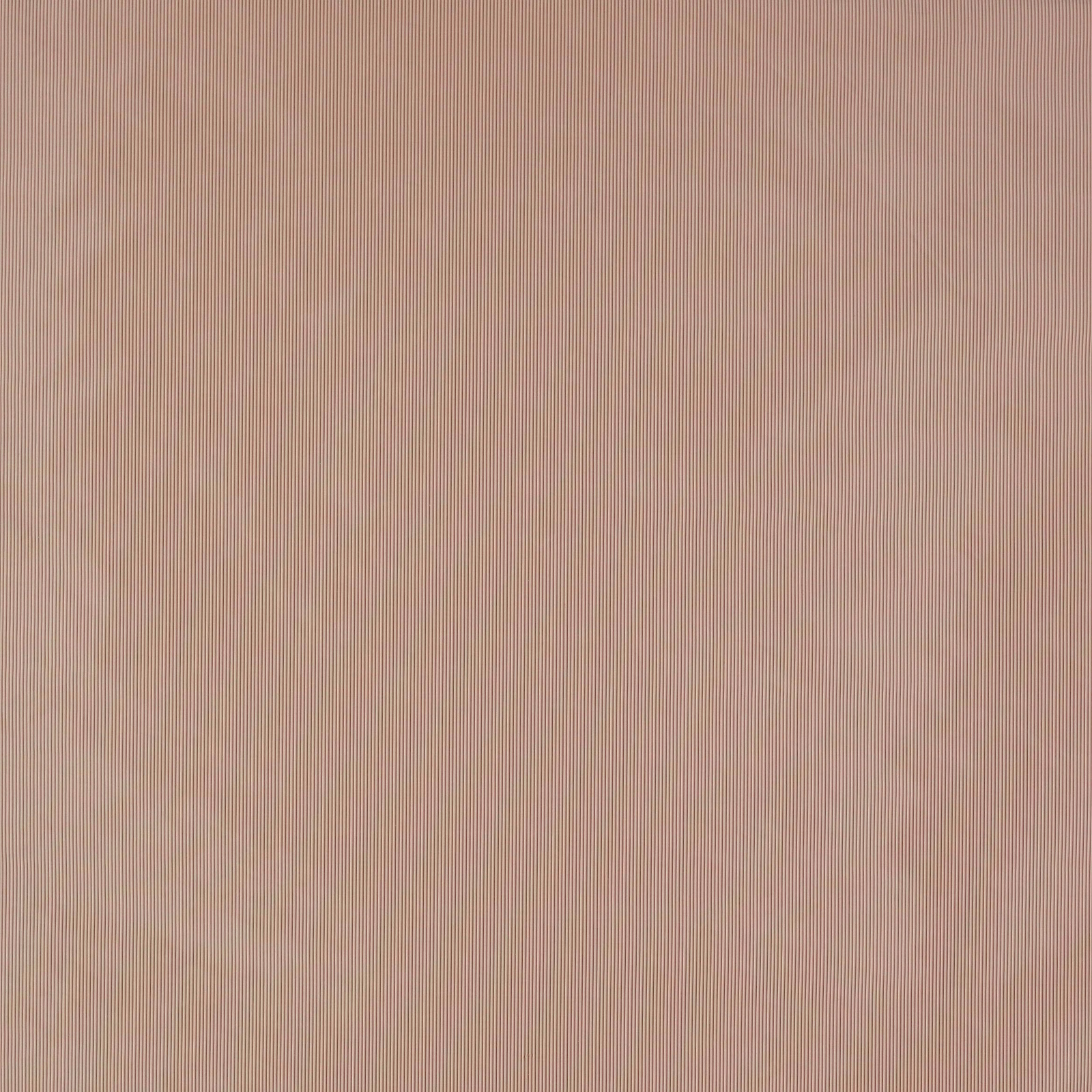 Soft blush pink silk fabric with fine vertical pinstripes