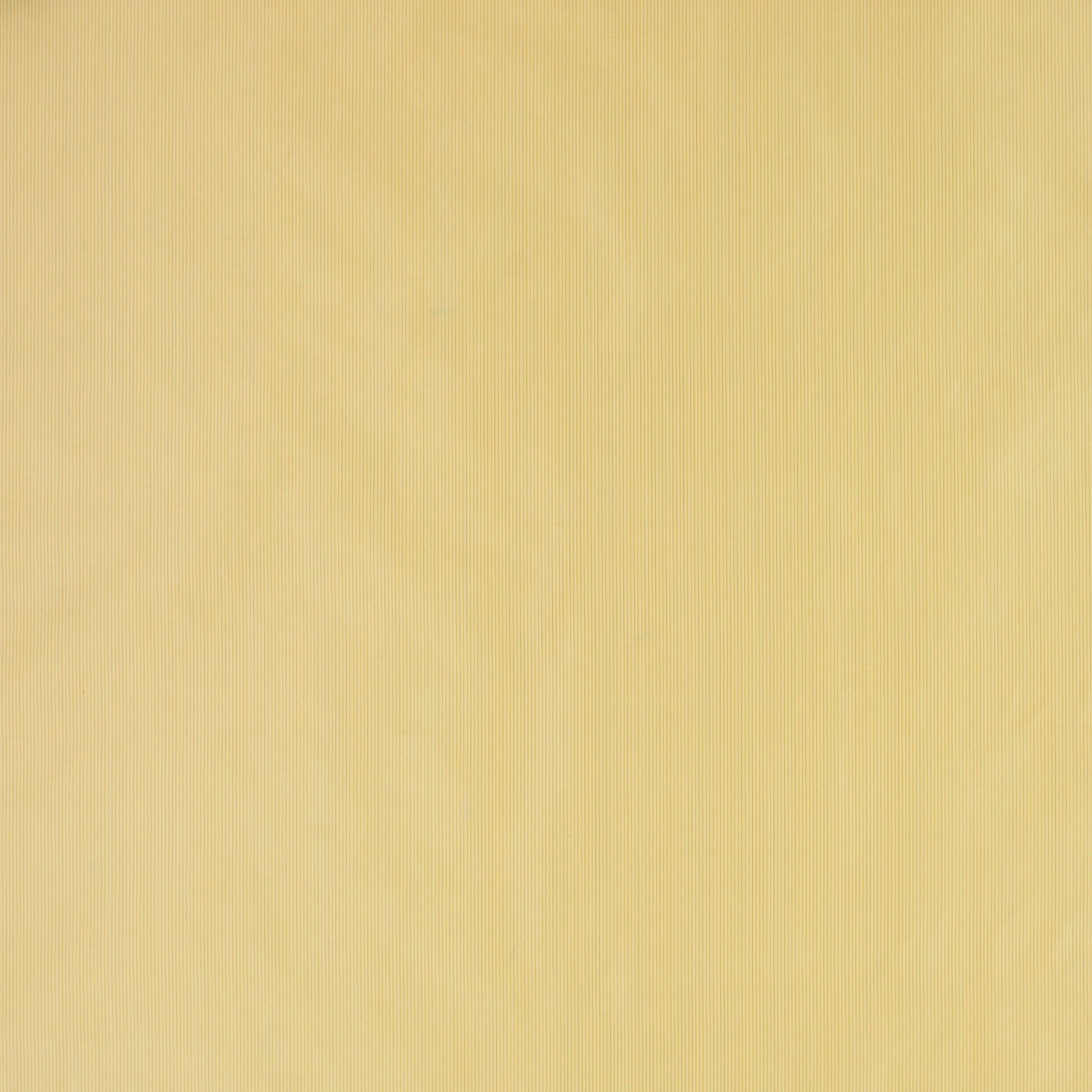 Pale buttery yellow silk fabric with fine vertical ribbed texture