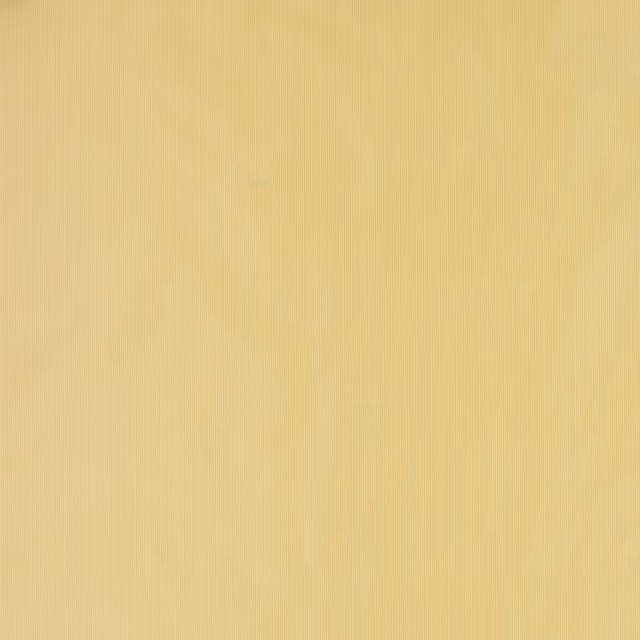 Pale buttery yellow silk fabric with fine vertical ribbed texture