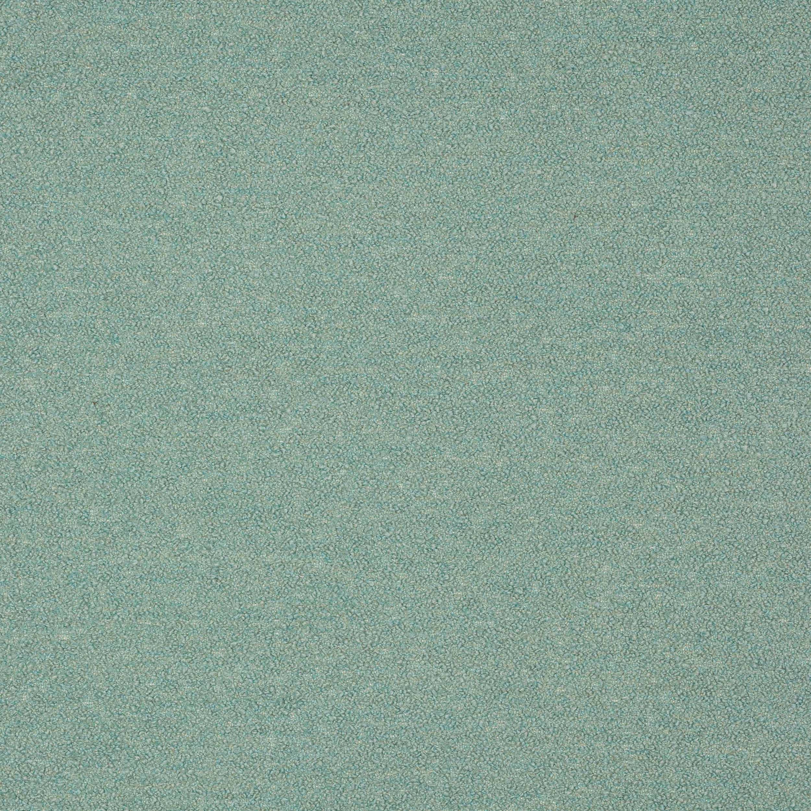 Soft jade teal plain woven fabric with a fine mottled texture