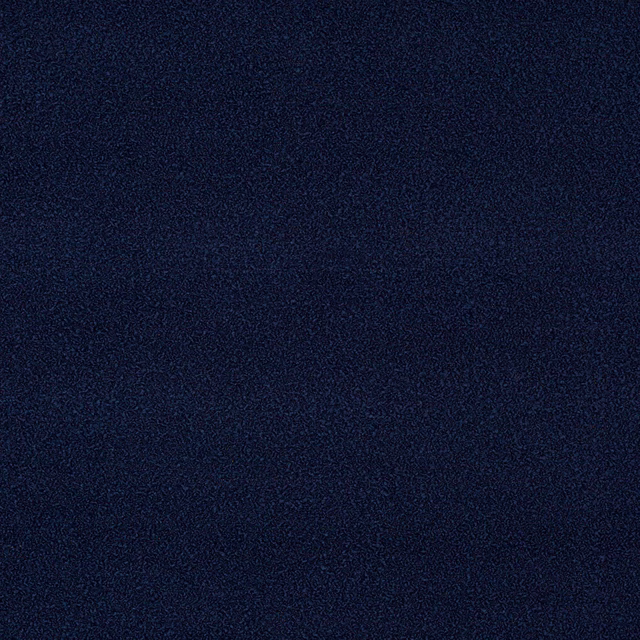 Close-up of deep navy plain-woven fabric with a fine matte texture