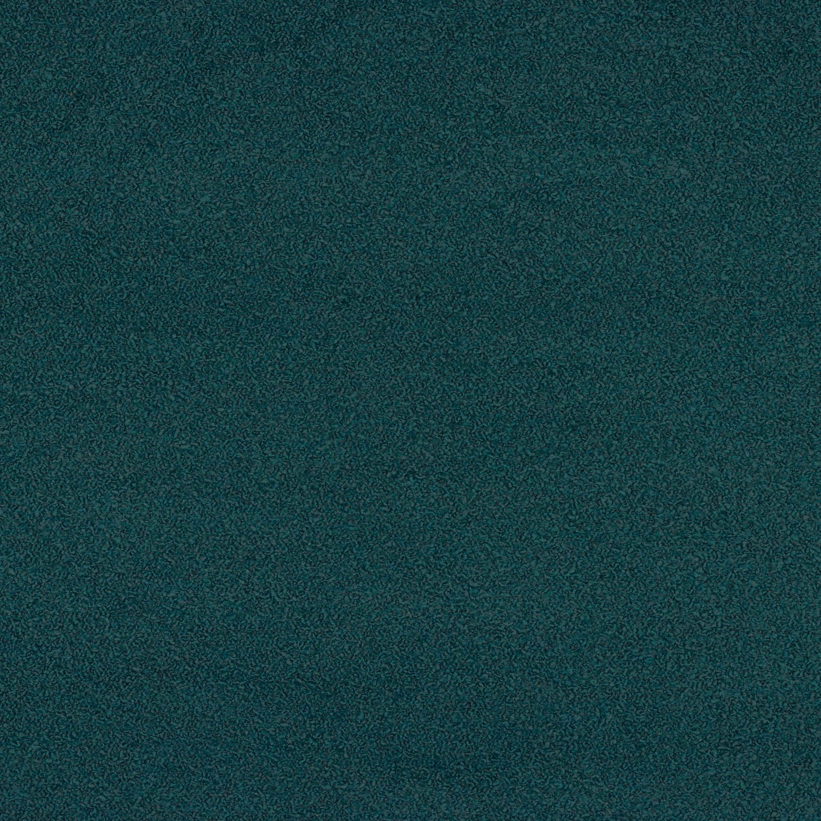 Deep teal green plain-woven fabric swatch with a softly speckled texture