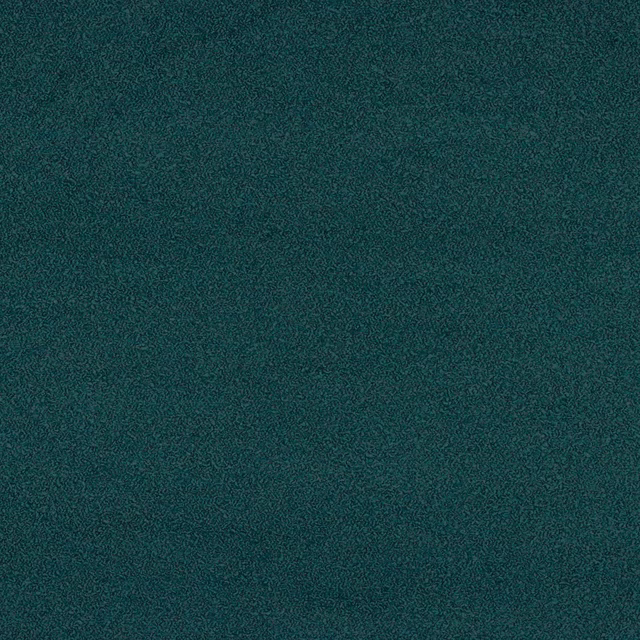 Deep teal green plain-woven fabric swatch with a softly speckled texture