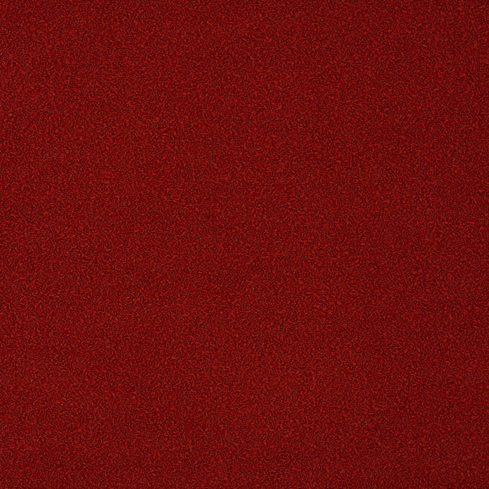 Deep terracotta plain-woven fabric with a fine speckled texture