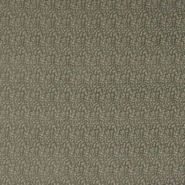 Muted aqua-green textured woven fabric swatch with small-scale pattern