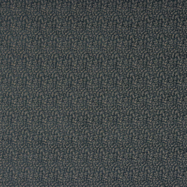 Close-up of a dark midnight blue woven fabric with fine mottled texture
