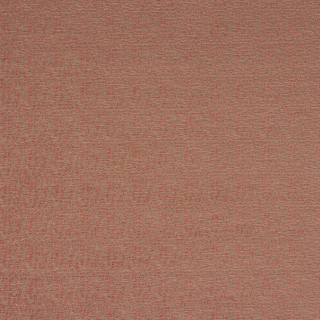 Dusty coral-pink woven fabric with fine speckled texture and small-scale pattern