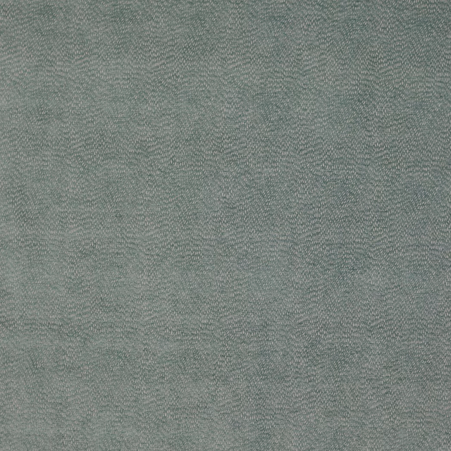Soft aqua-teal woven fabric with a fine rippled texture